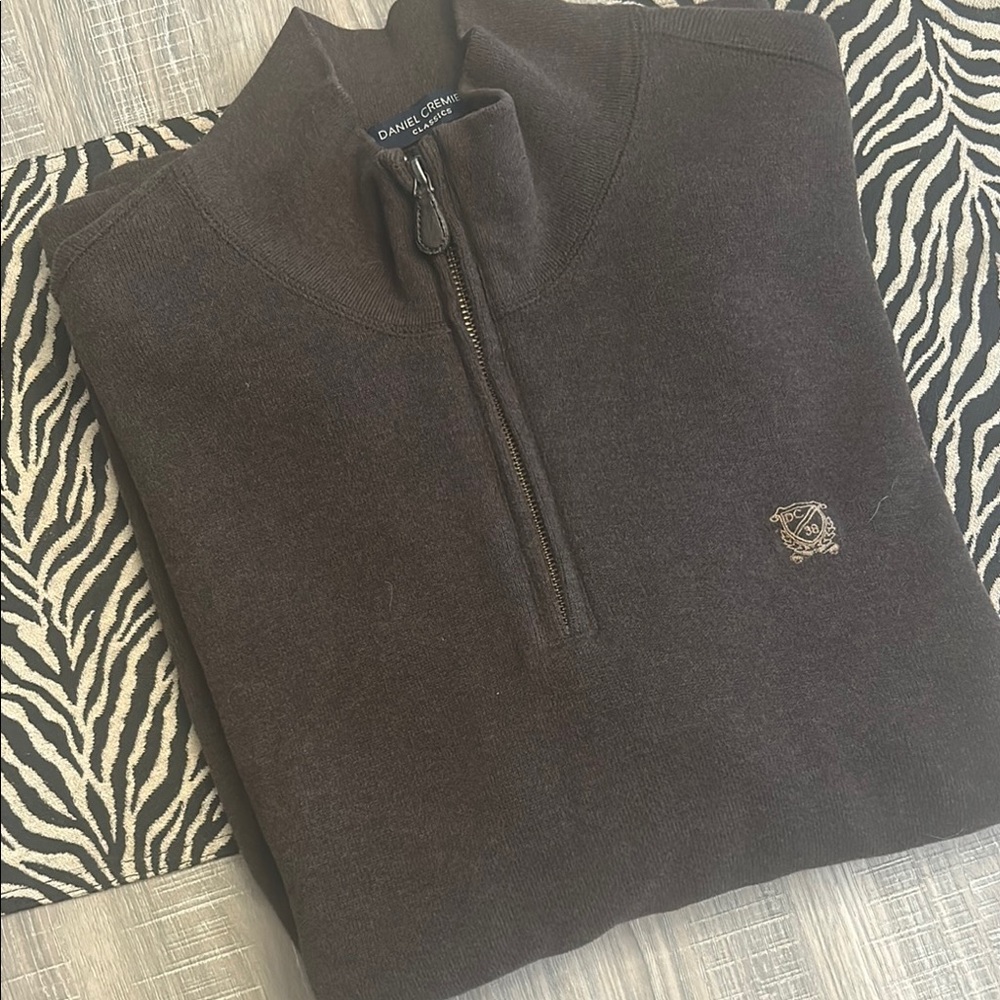 Daniel Cremieux Men's Brown Sweater